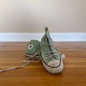 Aqua Chuck Taylors